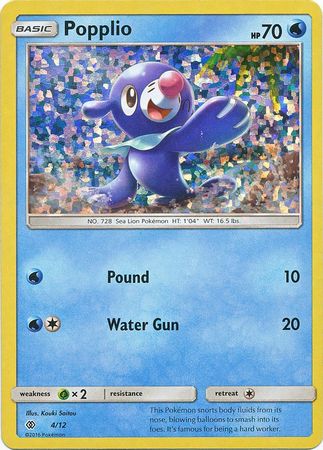 Popplio (4/12) [McDonald's Promos: 2017 Collection] | Good Games Morley