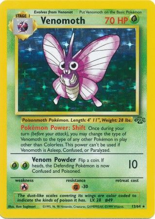 Venomoth (13/64) [Jungle Unlimited] | Good Games Morley