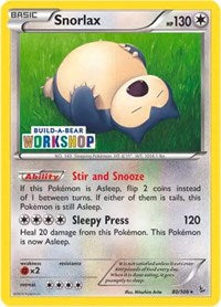 Snorlax (80/106) (Build-a-Bear Workshop Exclusive) [XY: Flashfire] | Good Games Morley