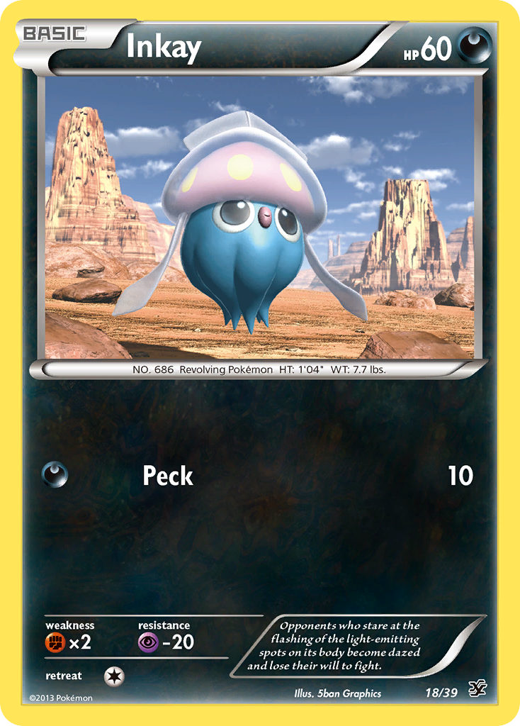 Inkay (18/39) [XY: Kalos Starter Set] | Good Games Morley
