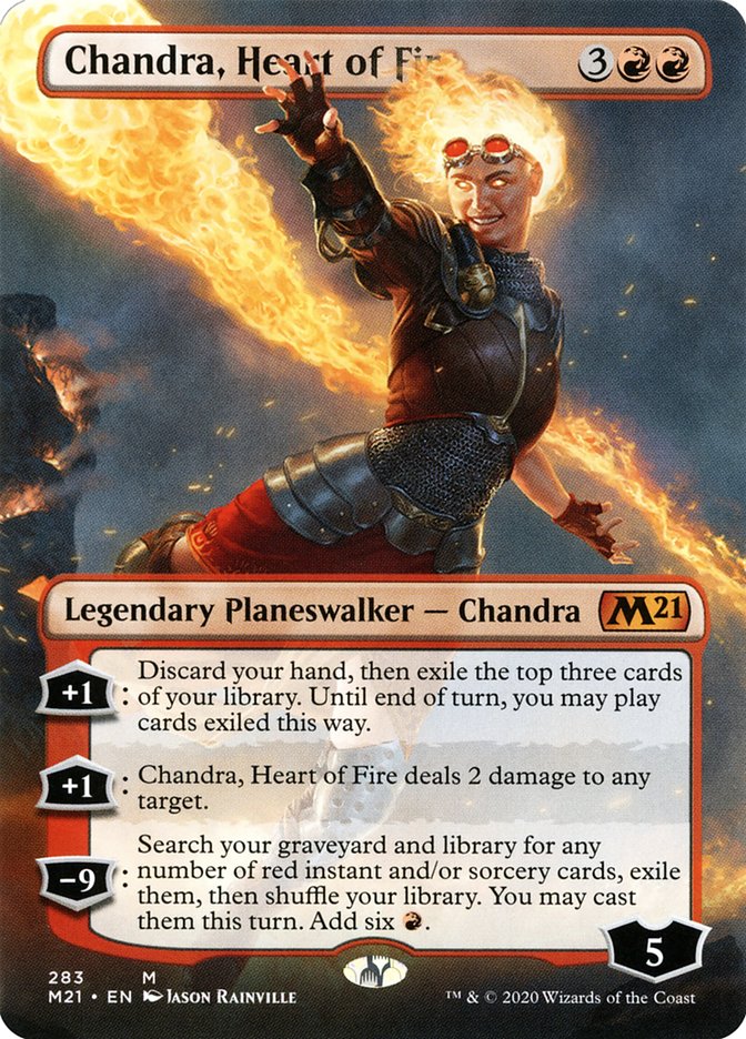 Chandra, Heart of Fire (Borderless) [Core Set 2021] | Good Games Morley