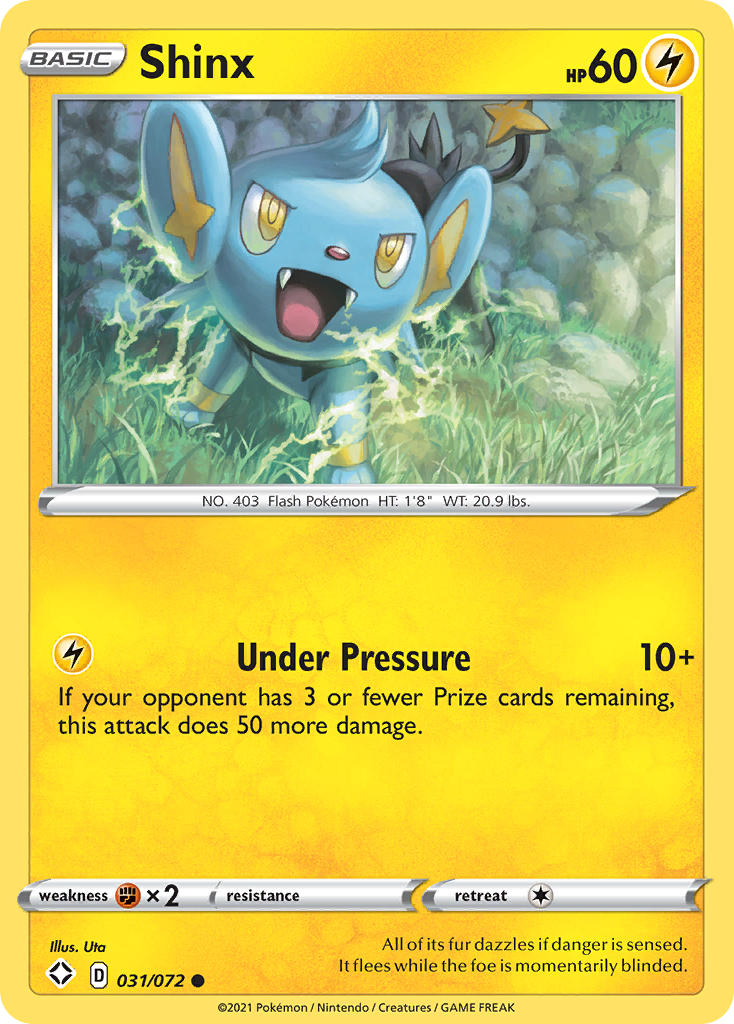 Shinx (031/072) [Sword & Shield: Shining Fates] | Good Games Morley