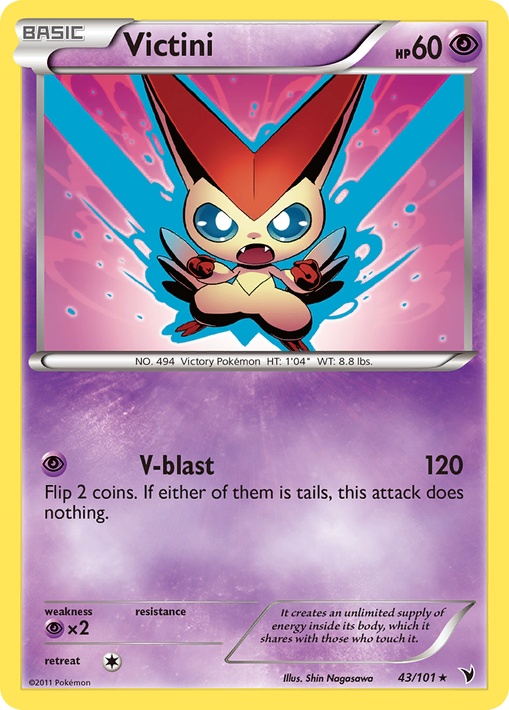 Victini (43/101) [Black & White: Noble Victories] | Good Games Morley