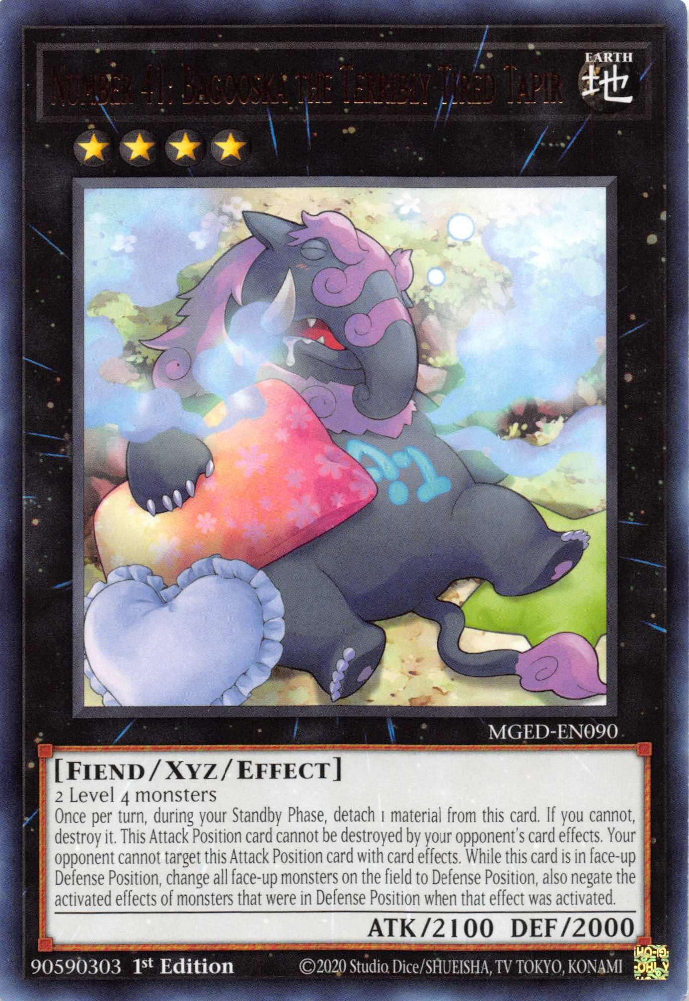 Number 41: Bagooska the Terribly Tired Tapir [MGED-EN090] Rare | Good Games Morley