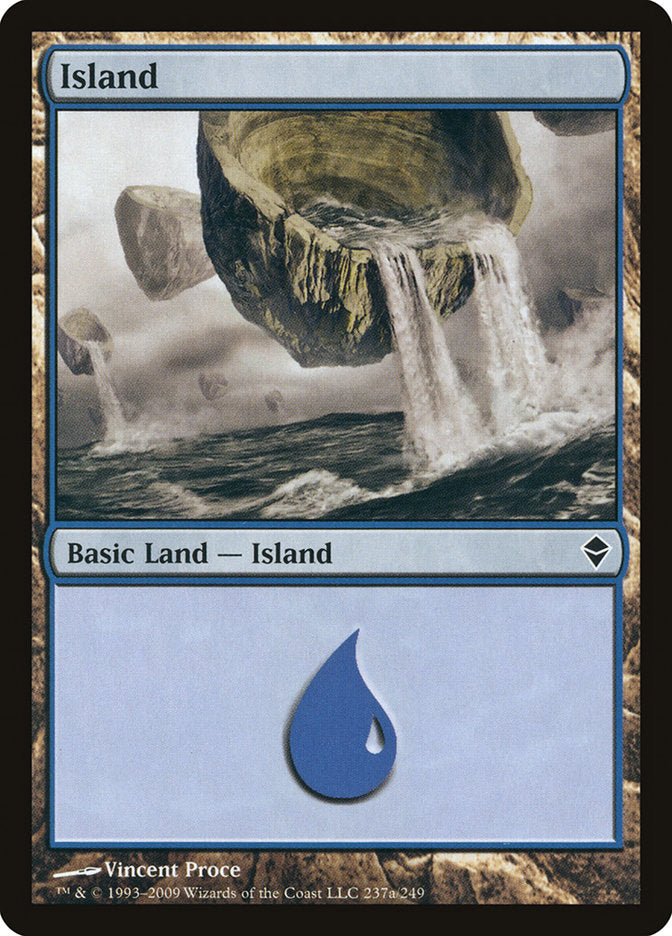 Island (237a) [Zendikar] | Good Games Morley