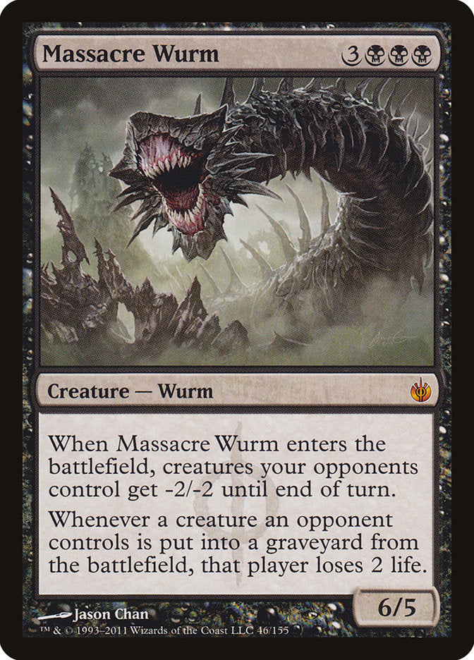 Massacre Wurm [Mirrodin Besieged] | Good Games Morley