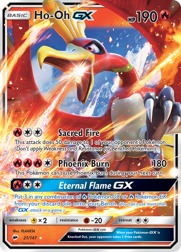 Ho-Oh GX (21/147) [Sun & Moon: Burning Shadows] | Good Games Morley