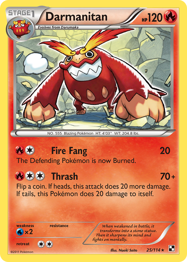 Darmanitan (25/114) [Black & White: Base Set] | Good Games Morley
