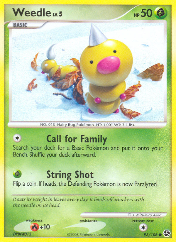 Weedle (93/106) [Diamond & Pearl: Great Encounters] | Good Games Morley
