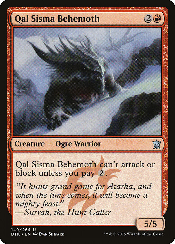 Qal Sisma Behemoth [Dragons of Tarkir] | Good Games Morley