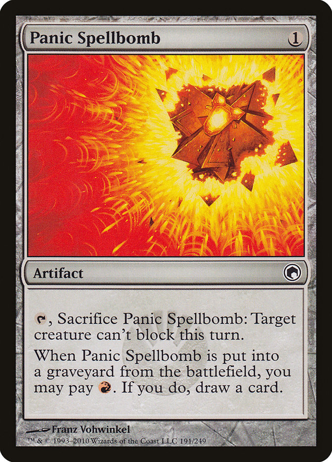 Panic Spellbomb [Scars of Mirrodin] | Good Games Morley