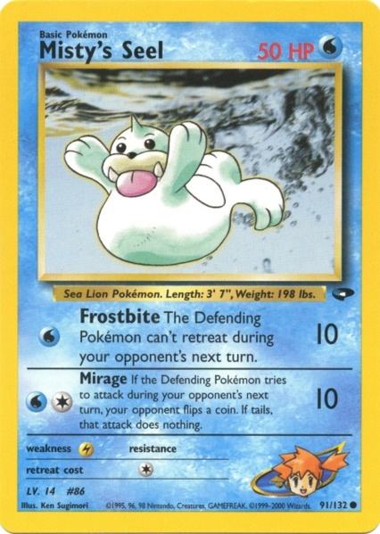 Misty's Seel (91/132) [Gym Challenge Unlimited] | Good Games Morley