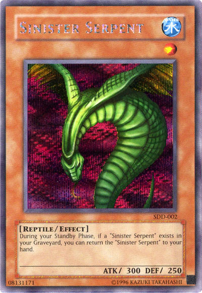 Sinister Serpent [SDD-002] Secret Rare | Good Games Morley