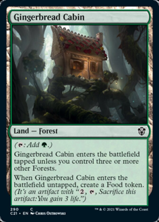 Gingerbread Cabin [Commander 2021] | Good Games Morley
