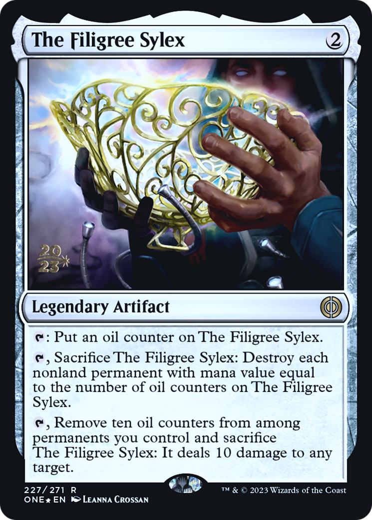 The Filigree Sylex [Phyrexia: All Will Be One Prerelease Promos] | Good Games Morley