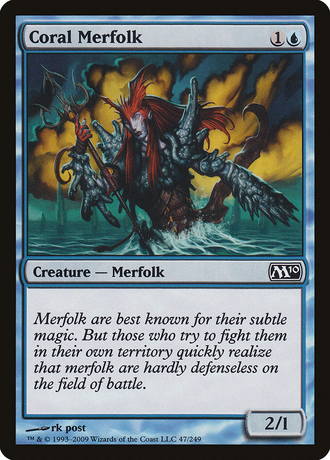 Coral Merfolk [Magic 2010] | Good Games Morley