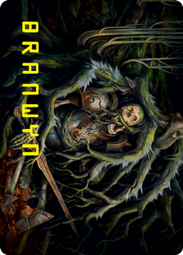 Retrieve Art Card (Gold-Stamped Signature) [Innistrad: Crimson Vow Art Series] | Good Games Morley