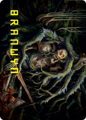 Retrieve Art Card (Gold-Stamped Signature) [Innistrad: Crimson Vow Art Series] | Good Games Morley