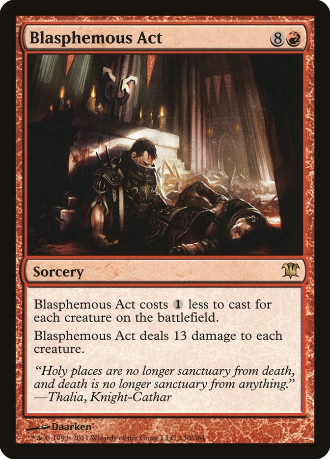 Blasphemous Act [Innistrad] | Good Games Morley