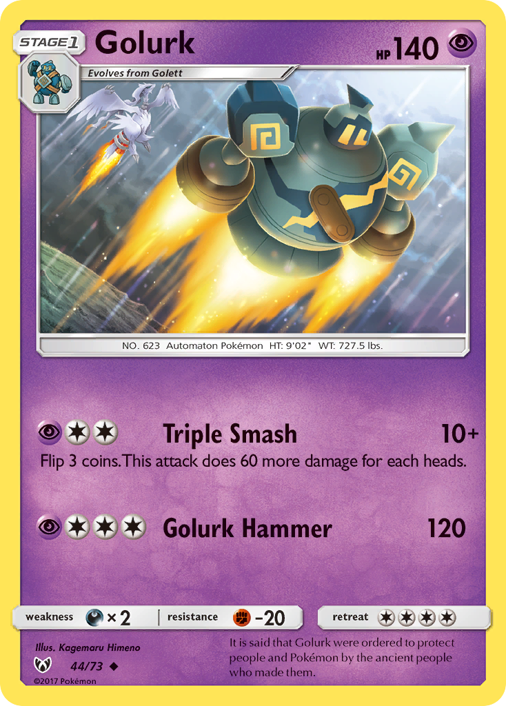 Golurk (44/73) [Sun & Moon: Shining Legends] | Good Games Morley