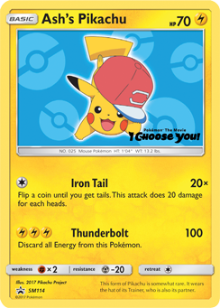 Ash's Pikachu (SM114) [Sun & Moon: Black Star Promos] | Good Games Morley