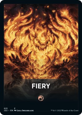 Fiery Theme Card [Jumpstart 2022 Front Cards] | Good Games Morley