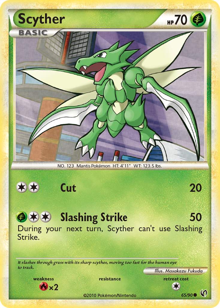 Scyther (65/90) [HeartGold & SoulSilver: Undaunted] | Good Games Morley