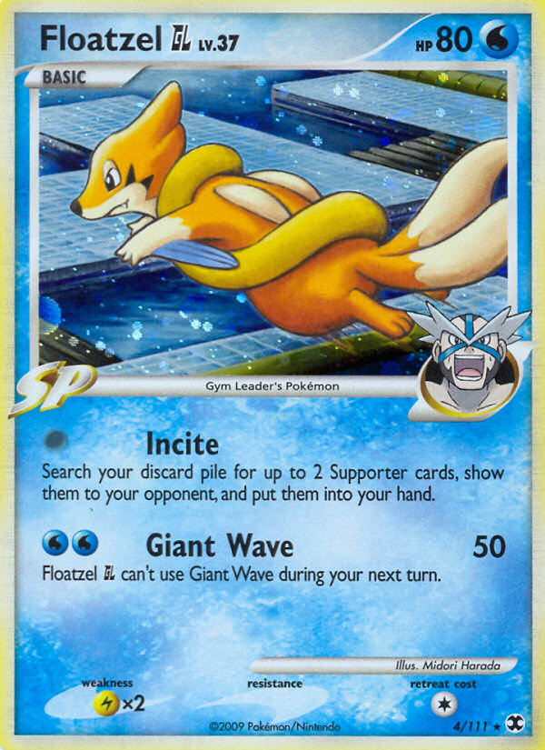 Floatzel GL (4/111) [Platinum: Rising Rivals] | Good Games Morley