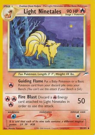 Light Ninetales (50/105) [Neo Destiny Unlimited] | Good Games Morley