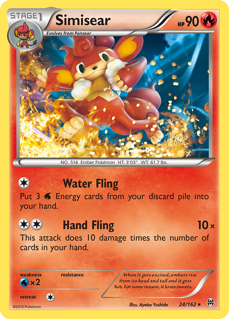 Simisear (24/162) [XY: BREAKthrough] | Good Games Morley