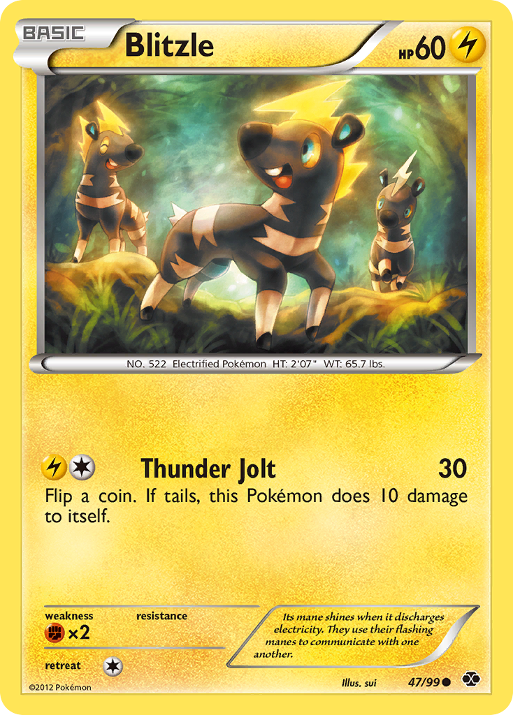Blitzle (47/99) [Black & White: Next Destinies] | Good Games Morley