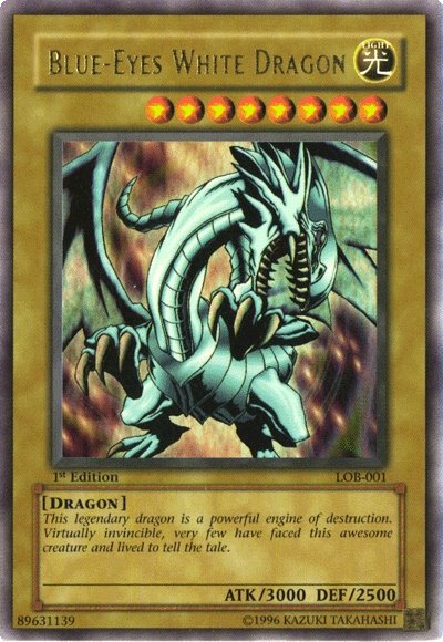 Blue-Eyes White Dragon [LOB-001] Ultra Rare | Good Games Morley