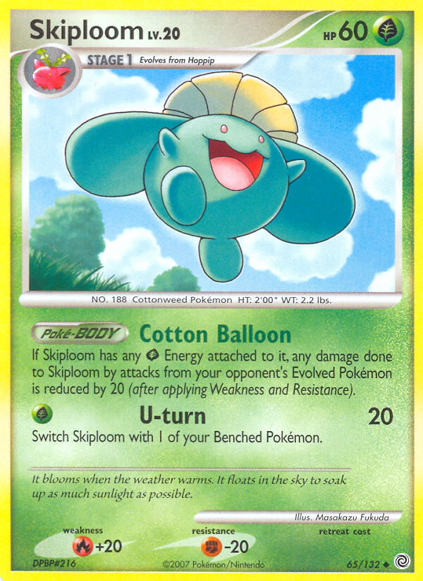 Skiploom (65/132) [Diamond & Pearl: Secret Wonders] | Good Games Morley