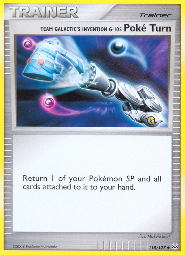 Team Galactic's Invention G-105 Poke Turn (118/127) [Platinum: Base Set] | Good Games Morley
