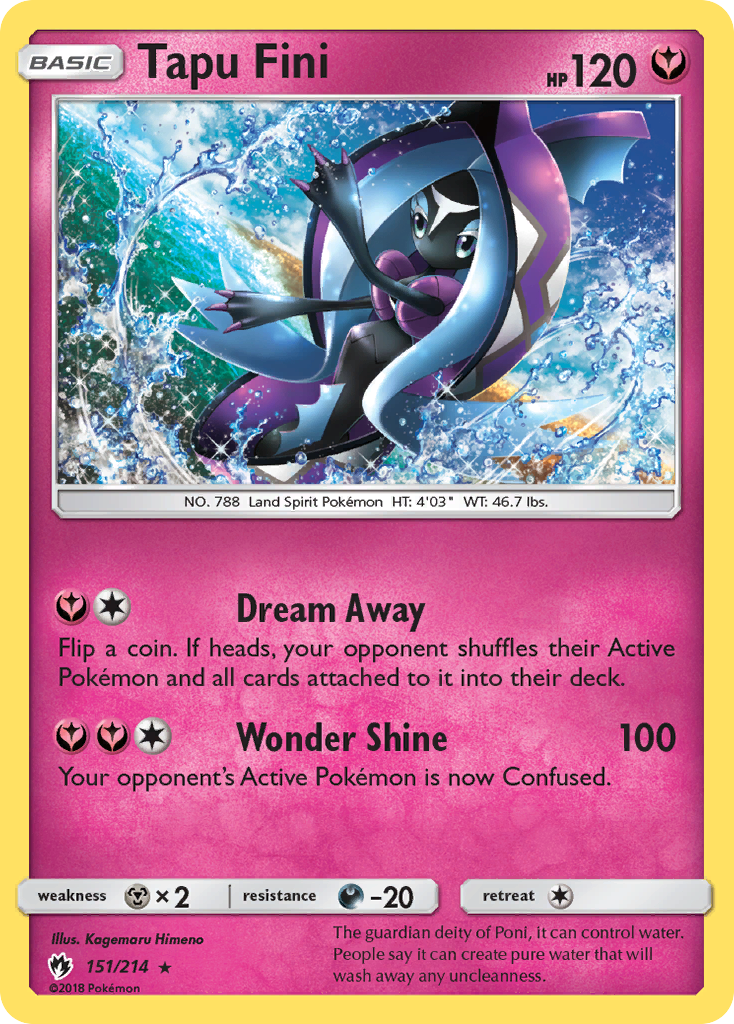 Tapu Fini (151/214) [Sun & Moon: Lost Thunder] | Good Games Morley
