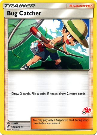 Bug Catcher (189/236) (Charizard Stamp #34) [Battle Academy 2020] | Good Games Morley