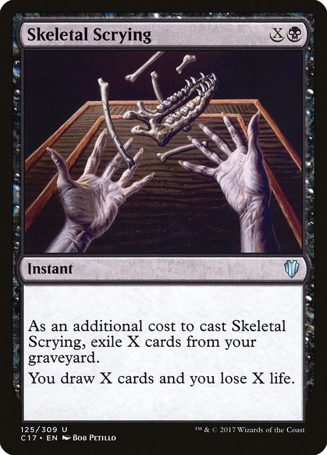Skeletal Scrying [Commander 2017] | Good Games Morley