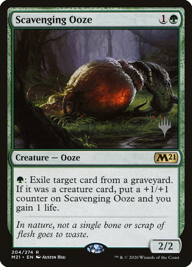 Scavenging Ooze (Promo Pack) [Core Set 2021 Promos] | Good Games Morley