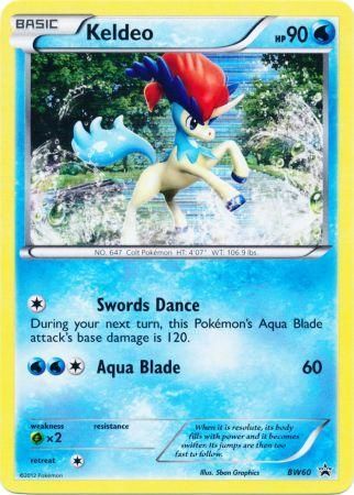 Keldeo (BW60) (Non Holo) [Black & White: Black Star Promos] | Good Games Morley