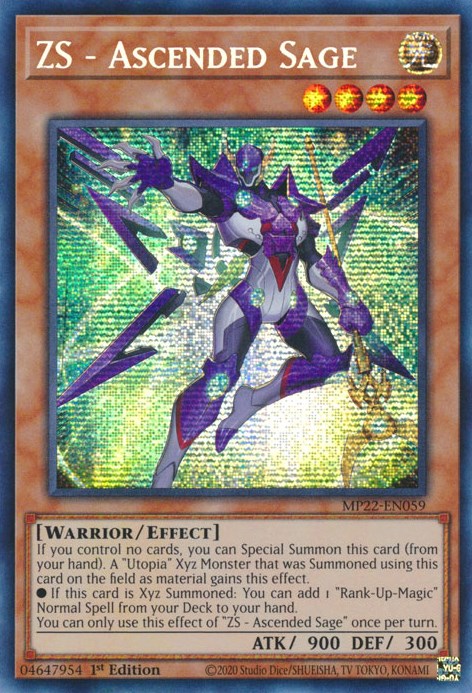 ZS - Ascended Sage [MP22-EN059] Prismatic Secret Rare | Good Games Morley