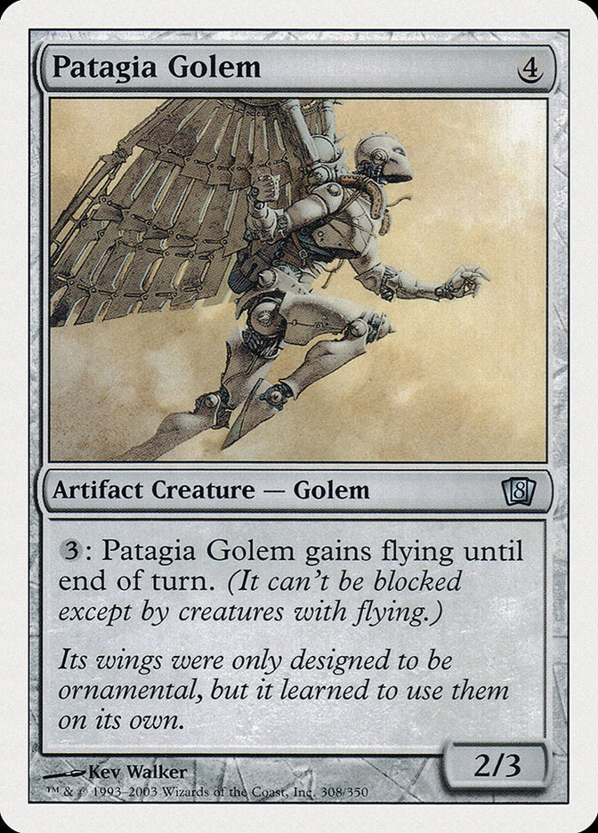 Patagia Golem [Eighth Edition] | Good Games Morley