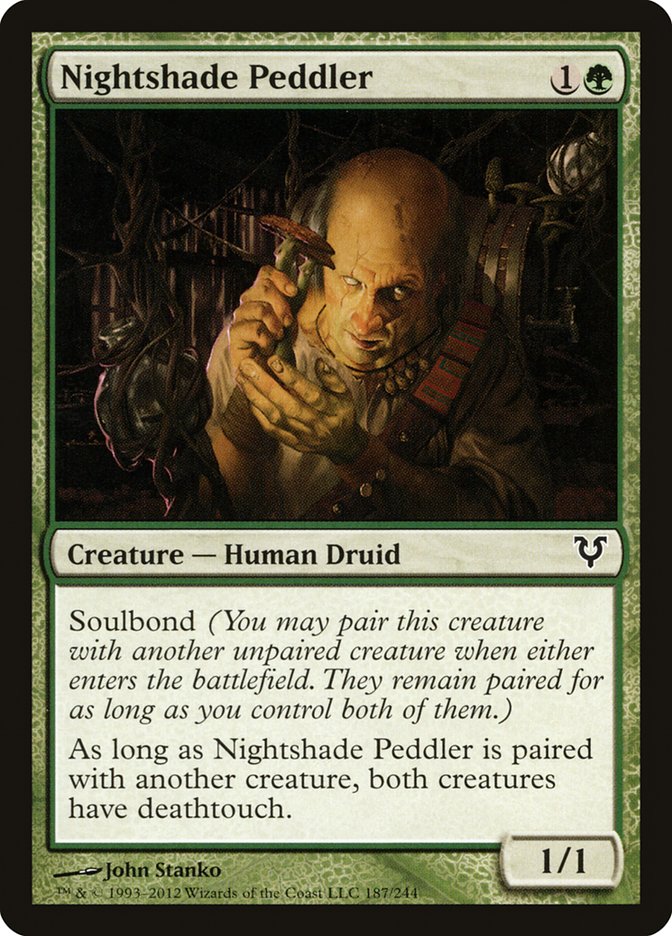 Nightshade Peddler [Avacyn Restored] | Good Games Morley