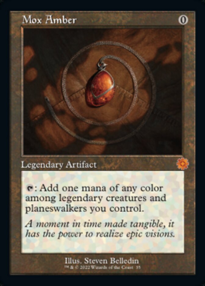 Mox Amber (Retro) [The Brothers' War Retro Artifacts] | Good Games Morley