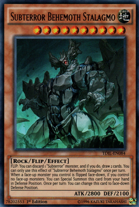 Subterror Behemoth Stalagmo [TDIL-EN084] Ultra Rare | Good Games Morley