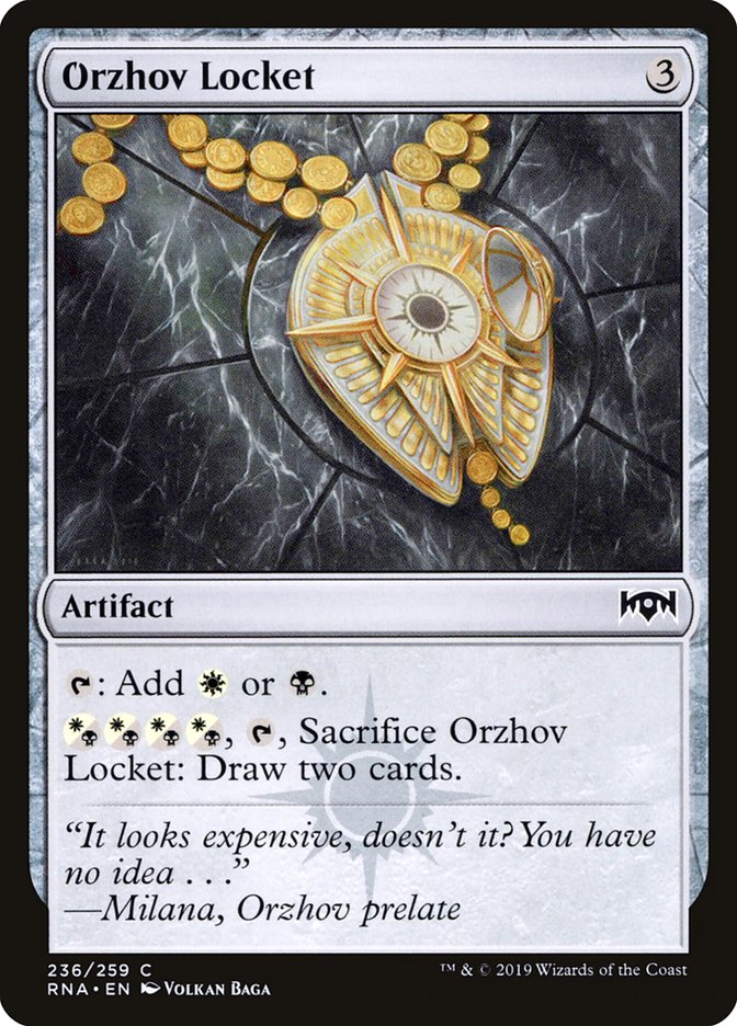 Orzhov Locket [Ravnica Allegiance] | Good Games Morley