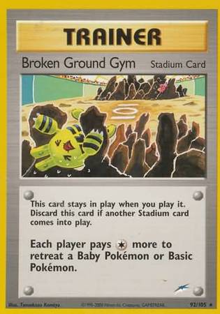 Broken Ground Gym (92/105) [Neo Destiny Unlimited] | Good Games Morley