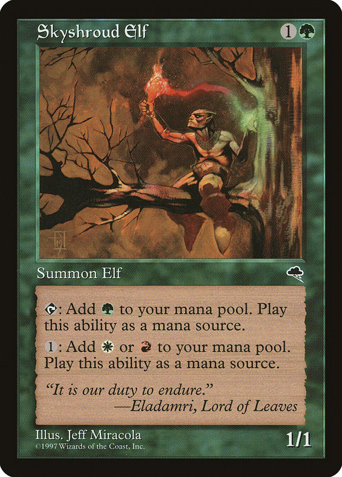 Skyshroud Elf [Tempest] | Good Games Morley