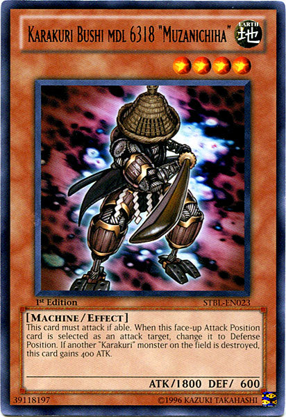 Karakuri Bushi mdl 6318 Muzanichiha [STBL-EN023] Rare | Good Games Morley