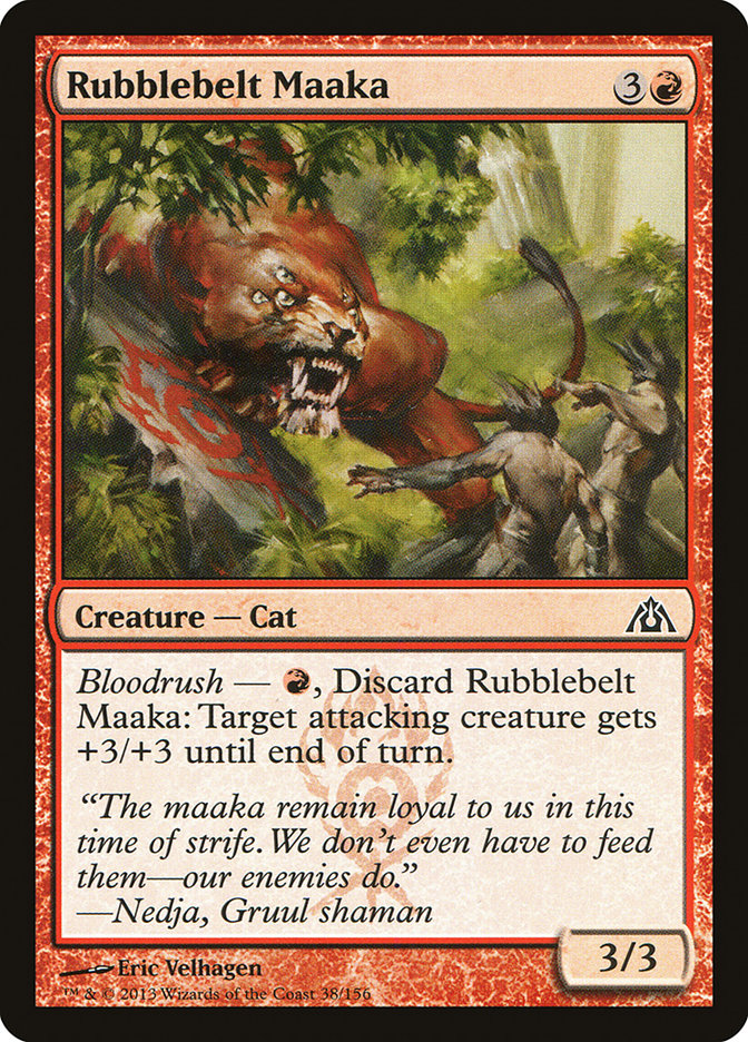 Rubblebelt Maaka [Dragon's Maze] | Good Games Morley