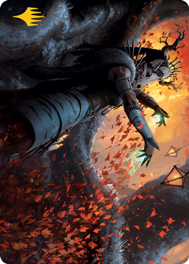 Dawnhart Rejuvenator Art Card (Gold-Stamped Signature) [Innistrad: Midnight Hunt Art Series] | Good Games Morley